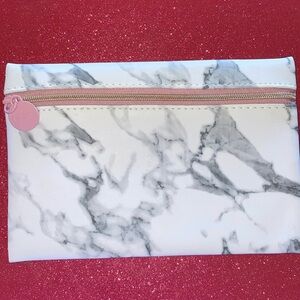 3/$10 Ipsy Glam Bag New January 2020 Clean Slate Marbled Front Zip Makeup Bag